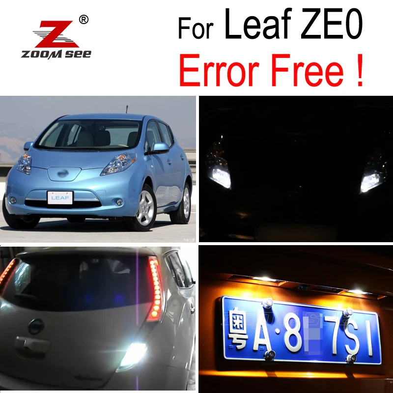 White LED parking light+ Reverse backup bulb + License plate lamp For Nissan Leaf ZE0 LED Exterior light kit (2010-2017)
White LED parking light+ Reverse backup bulb + License plate lamp For Nissan Leaf ZE0 LED Exterior light kit (2010-2017)