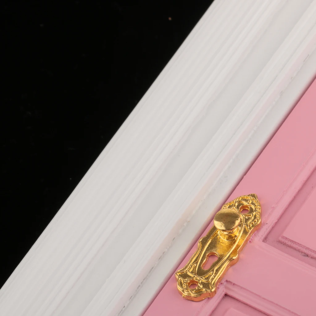 DIY 1:12 Dollhouse Miniature Wooden European-style Villa Gate Door 1/12 Doll House Decor Furniture Toys for Children Kids Gift