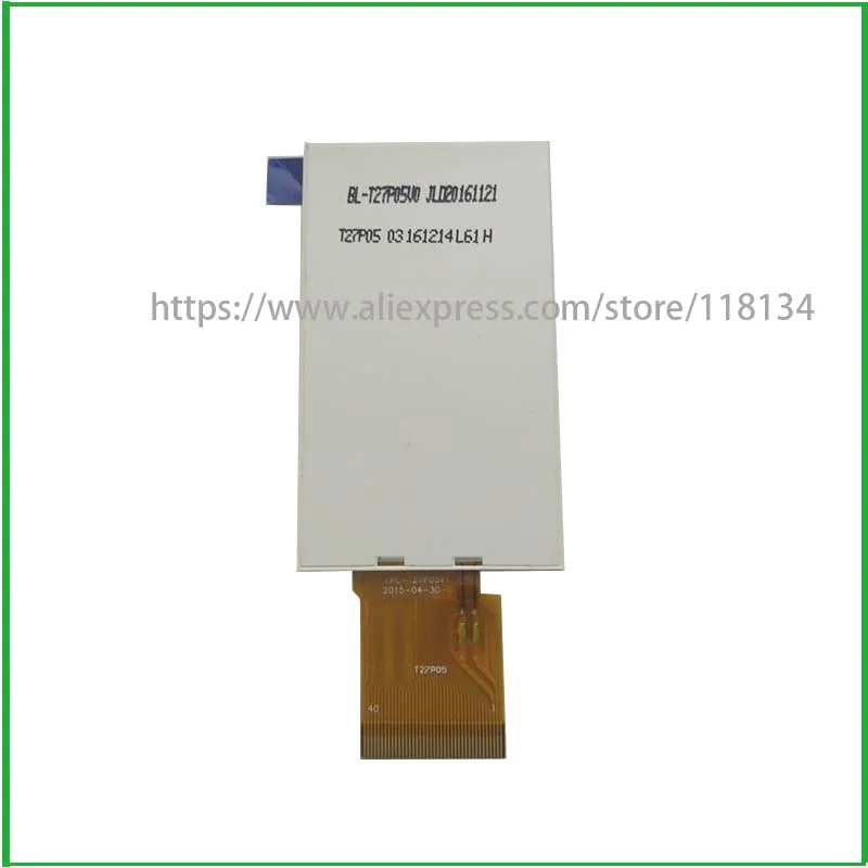 New 2.7 inch 16:9 40PIN LCD screen T27P05 FPC-T27P05V1 alternative PW27P05 PW27P05-FPC alternative FPC-2704001
New 2.7 inch 16:9 40PIN LCD screen T27P05 FPC-T27P05V1 alternative PW27P05 PW27P05-FPC alternative FPC-2704001
