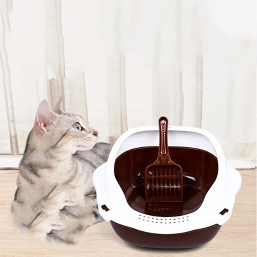 Portable Cat Litter Box Large Small Model Semi-closed EasyClean Detachable Bedpan Small Medium Pet Accessories Box 30SP001
Portable Cat Litter Box Large Small Model Semi-closed EasyClean Detachable Bedpan Small Medium Pet Accessories Box 30SP001