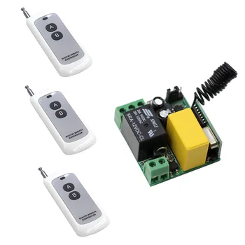Learning Code Mini Sizes AC220V 1CH Wireless Remote Control Light Switch 3pcs Digital Remote Controller & Receiver Module New
Learning Code Mini Sizes AC220V 1CH Wireless Remote Control Light Switch 3pcs Digital Remote Controller & Receiver Module New