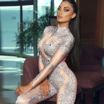 2019 Luxury Shining Beading Evening Party Jumpsuit Winter Long Sleeve Bodycon Celebrity Full Length Women Jumpsuits Wholesale
2019 Luxury Shining Beading Evening Party Jumpsuit Winter Long Sleeve Bodycon Celebrity Full Length Women Jumpsuits Wholesale