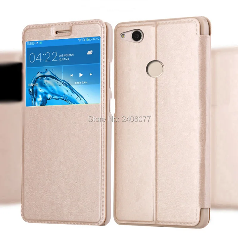 Honor 8 Lite case Open Window Flip Leather Case Coque for Huawei Phone Folio Cover Fundas Caso Cas Bag Capa Pouch |