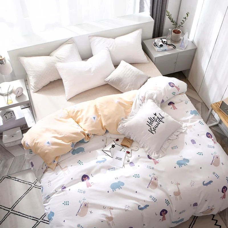 Cartoon Little Animal Pattern 1 Piece Cotton Advanced Printing Duvet Cover Rustic Style High Quality Active Printing Encryption
Cartoon Little Animal Pattern 1 Piece Cotton Advanced Printing Duvet Cover Rustic Style High Quality Active Printing Encryption
