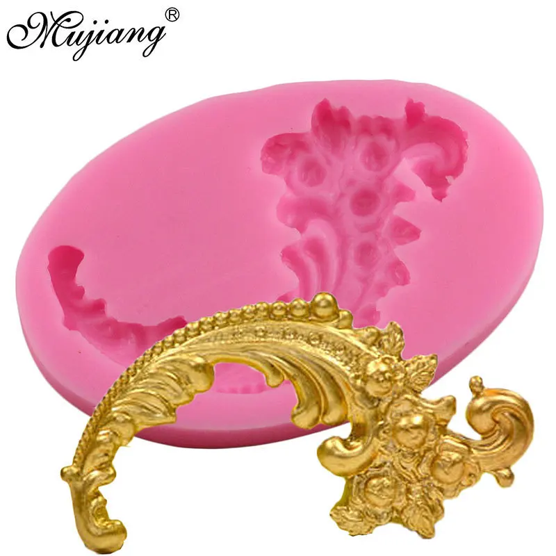 Mujiang Baroque Scroll Feather Silicone Mold DIY Cake Border Fondant Cake Decorating Tools Cupcake Candy Chocolate Clay Molds
Mujiang Baroque Scroll Feather Silicone Mold DIY Cake Border Fondant Cake Decorating Tools Cupcake Candy Chocolate Clay Molds