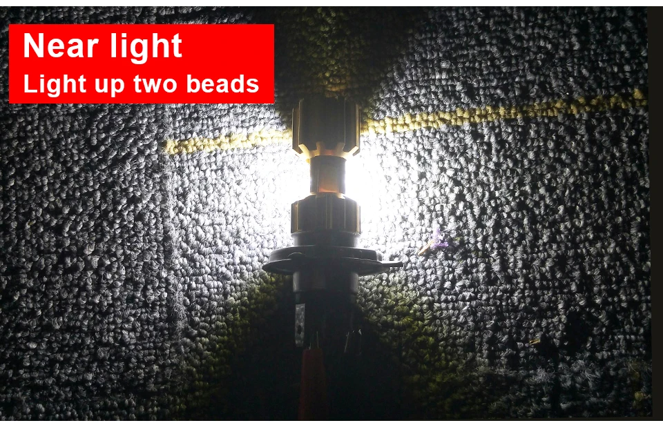 Aceersun 1Pcs H4 P15D BA20D COB LED Motorcycle Headlight High Low Beam Light 3400lm Super Bright White Motorbike Head Lamp Bulb (12)