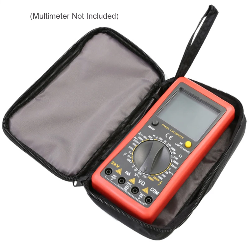 1pc Portable Multimeter Case Bag Nylon Soft Multimeter Storage Bag Zipper Pouch Black Case for Digital Meter Universal 23x14x5cm
1pc Portable Multimeter Case Bag Nylon Soft Multimeter Storage Bag Zipper Pouch Black Case for Digital Meter Universal 23x14x5cm