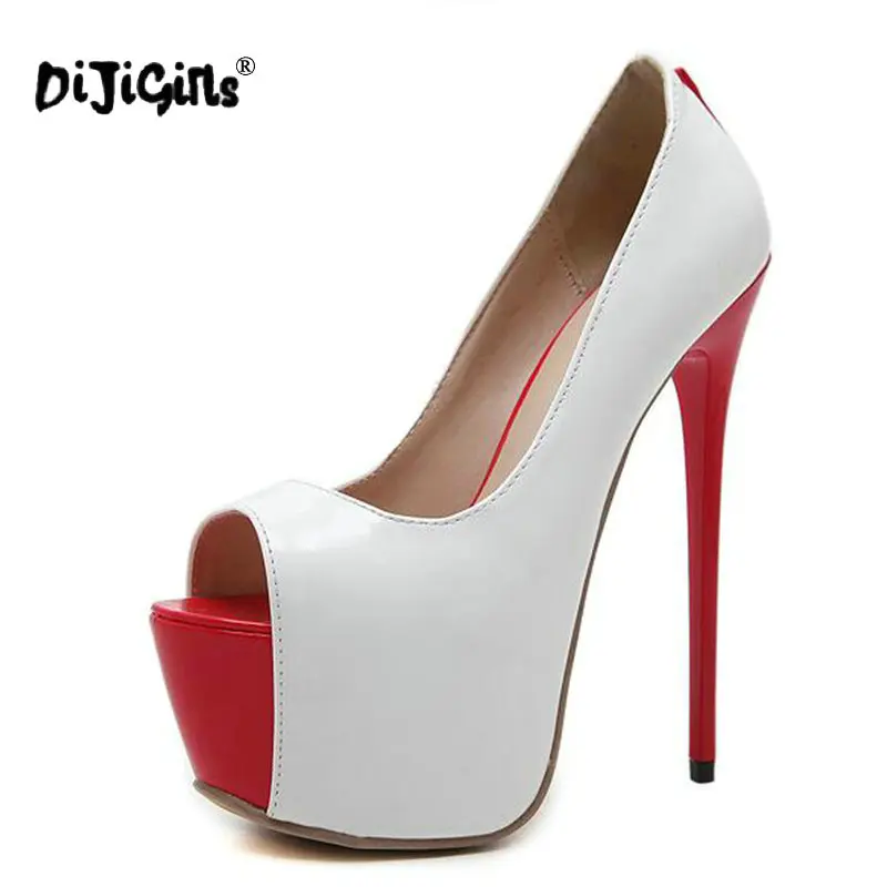 DIJIGIRLS New Women Shoes Sexy Platform Fashion 16CM High Heels Party Dress Shoes Peep Toe Pumps Size 35-40
DIJIGIRLS New Women Shoes Sexy Platform Fashion 16CM High Heels Party Dress Shoes Peep Toe Pumps Size 35-40