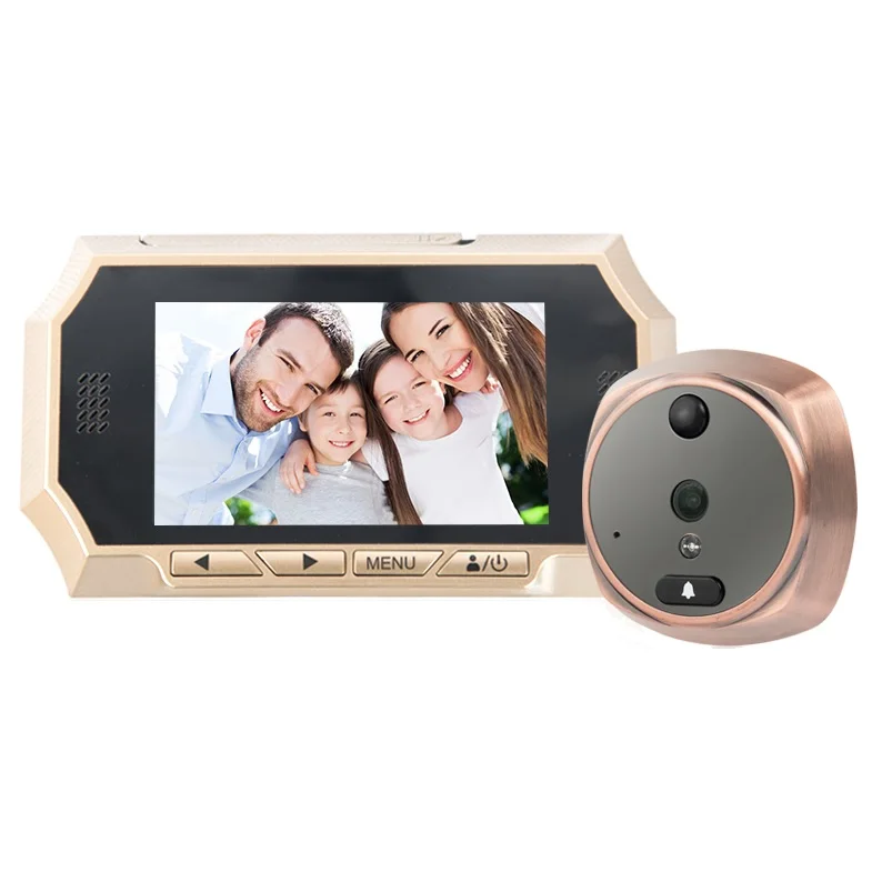4.3 inch wireless door peephole camera IR Night vision PIR Motion Detection video peephole Photos Taking Video Recording Max 32G
4.3 inch wireless door peephole camera IR Night vision PIR Motion Detection video peephole Photos Taking Video Recording Max 32G