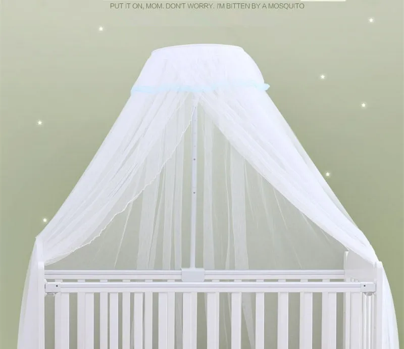 Crib Mosquito Net Baby Mosquito Net Clip with Bracket Palace Dome Folding Mosquito Net with Metal Support Shelves for Baby Cribs
Crib Mosquito Net Baby Mosquito Net Clip with Bracket Palace Dome Folding Mosquito Net with Metal Support Shelves for Baby Cribs