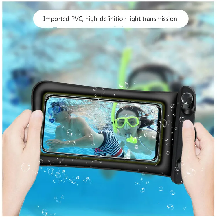 Transparent floating Airbag Waterproof Phone Bag waterproof Cover inflatable Phone Waterproof bag for 6 inches and below Phones
Transparent floating Airbag Waterproof Phone Bag waterproof Cover inflatable Phone Waterproof bag for 6 inches and below Phones