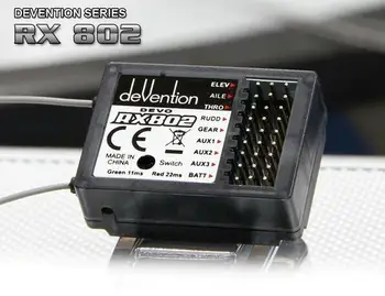 Walkera RX802 2.4Ghz 8 Channel Receiver for Walkers DEVO 6S/7/7E/8S/10 Transmitter
Walkera RX802 2.4Ghz 8 Channel Receiver for Walkers DEVO 6S/7/7E/8S/10 Transmitter