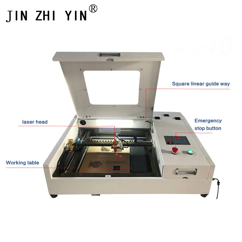 40W Co2 Laser Engraving machine 4040 Cutting Machine Laser Marking MDF Acrylic Crytal Glass Paper Plastic Laser Cutter
40W Co2 Laser Engraving machine 4040 Cutting Machine Laser Marking MDF Acrylic Crytal Glass Paper Plastic Laser Cutter