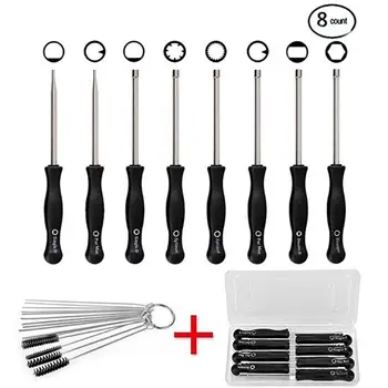 8pcs Screwdrivers Set Carburetor Adjustment Tools Pac Man Single/Double D Hexagon Hex Socket +Carburetor Cleaning Needle Brushes
8pcs Screwdrivers Set Carburetor Adjustment Tools Pac Man Single/Double D Hexagon Hex Socket +Carburetor Cleaning Needle Brushes