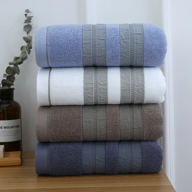 100% cotton strip pattern bath towel shower towel high quality absorbent bathing towels 70x140cm soft comfortable
100% cotton strip pattern bath towel shower towel high quality absorbent bathing towels 70x140cm soft comfortable