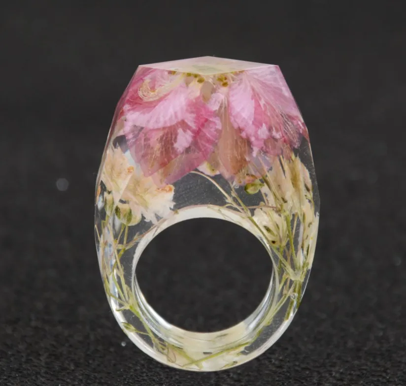 RED SNAKE Fashion Pure Manual Branch with Pink Flower Inside Transparent Resin multiple slice Ring for Women Men Rings
RED SNAKE Fashion Pure Manual Branch with Pink Flower Inside Transparent Resin multiple slice Ring for Women Men Rings
