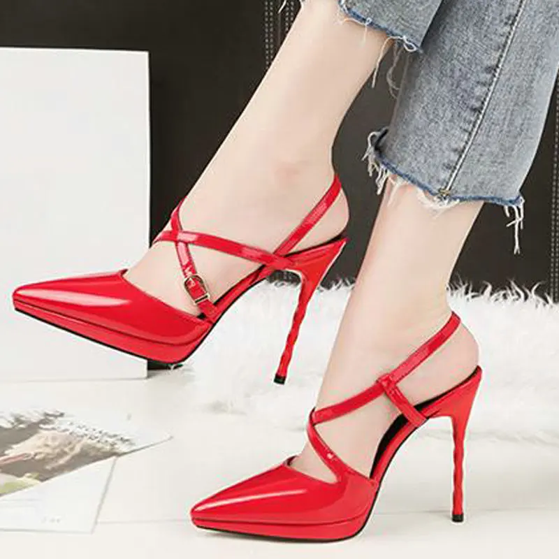 2019 Summer Women High Heels Sandals thin heel Sexy Comfortable Sandals High Heels Wedding Non-slip Pumps Sandals 10cm PB-55
2019 Summer Women High Heels Sandals thin heel Sexy Comfortable Sandals High Heels Wedding Non-slip Pumps Sandals 10cm PB-55