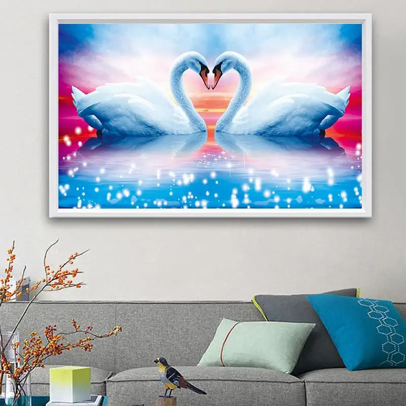 5D DIY Diamond Painting Swan Animal Crystal Drawing Needlework Gift Full Diamond Embroidery Cross stitch Home Decor
5D DIY Diamond Painting Swan Animal Crystal Drawing Needlework Gift Full Diamond Embroidery Cross stitch Home Decor