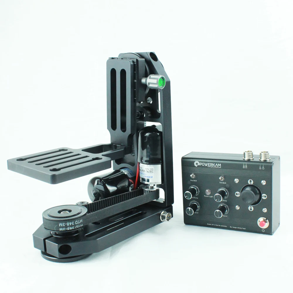 POWERKAM PT-0&DT4 motorised pan tilt head with controller for BMCC,DSLR,GH4,BMD
POWERKAM PT-0&DT4 motorised pan tilt head with controller for BMCC,DSLR,GH4,BMD