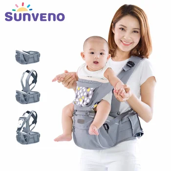 

SUNVENO Designer Baby Carrier Infant Toddler Front Facing Carrier Sling Kids Kangaroo Hipseat Baby Care 0-36Months