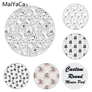 MaiYaCa Your Own Mats Black and White Cat mouse pad gamer play mats Size for 20x20cm 22x22cm Rubber Mousemats
MaiYaCa Your Own Mats Black and White Cat mouse pad gamer play mats Size for 20x20cm 22x22cm Rubber Mousemats