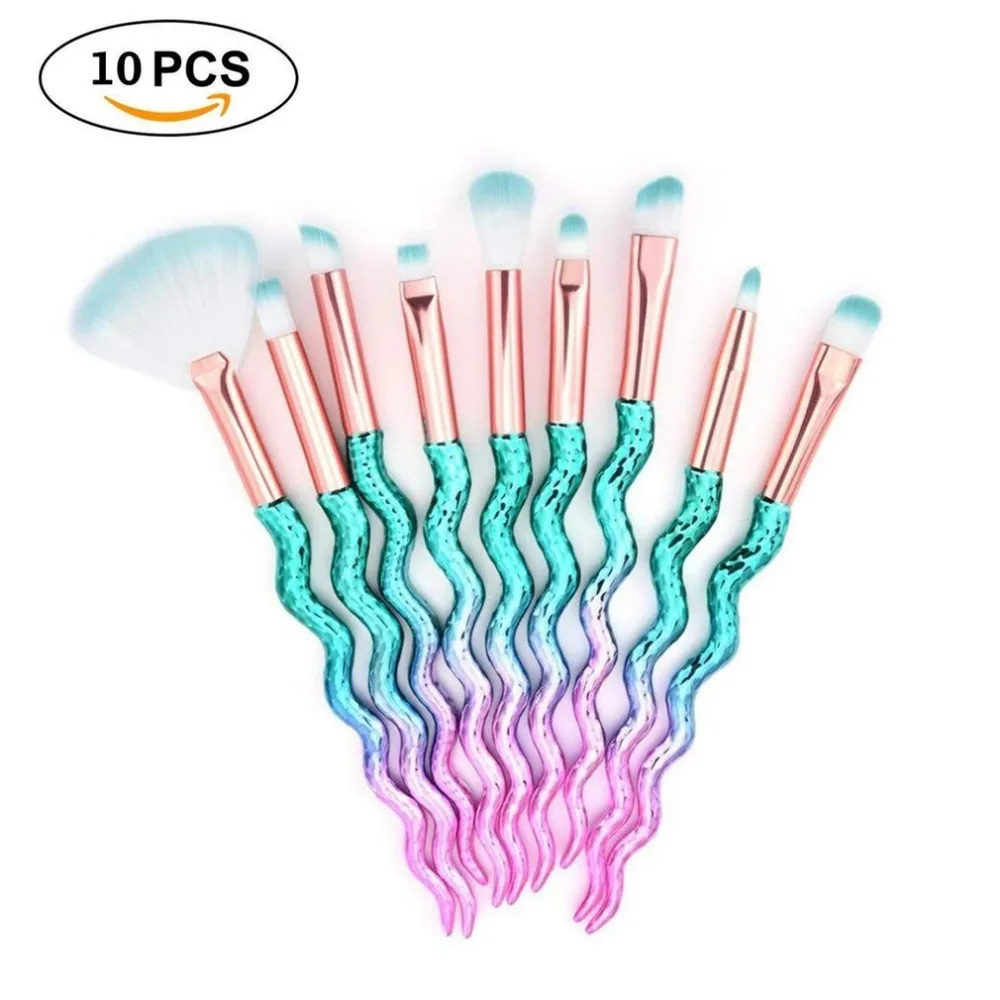 10pcs/set Snaky Snake Shape Makeup Brush Set Contour Foundation Powder Blush Eyeshadow Blending Brushes Beauty Cosmetic Tools
10pcs/set Snaky Snake Shape Makeup Brush Set Contour Foundation Powder Blush Eyeshadow Blending Brushes Beauty Cosmetic Tools