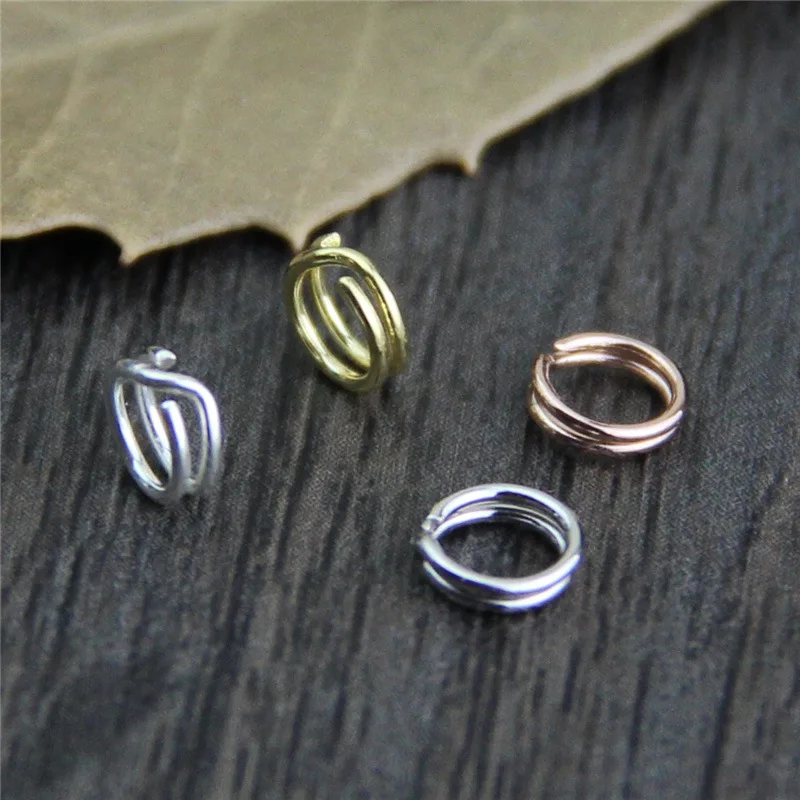 5pcs/lot 100% 925 Sterling Silver Double-layer Split Rings 5mm 4 Colors Connector Jump Rings DIY Fine Jewelry Making Accessories
5pcs/lot 100% 925 Sterling Silver Double-layer Split Rings 5mm 4 Colors Connector Jump Rings DIY Fine Jewelry Making Accessories