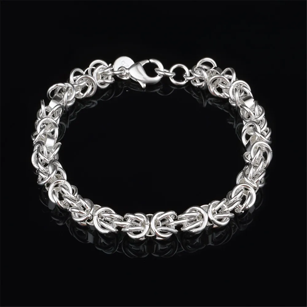 ECODAY Men Bracelet Silver Color Chains Bracelets Bangles Pulsera Masculina Jewelry
ECODAY Men Bracelet Silver Color Chains Bracelets Bangles Pulsera Masculina Jewelry