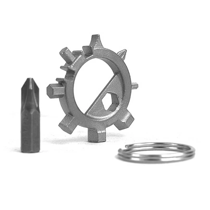Mini EDC Pocket 12 in 1 Multifunction Screwdriver Phillips Slotted Hexagon Bottle Opener Keychain Bicycle Repair Tool Wrench
Mini EDC Pocket 12 in 1 Multifunction Screwdriver Phillips Slotted Hexagon Bottle Opener Keychain Bicycle Repair Tool Wrench