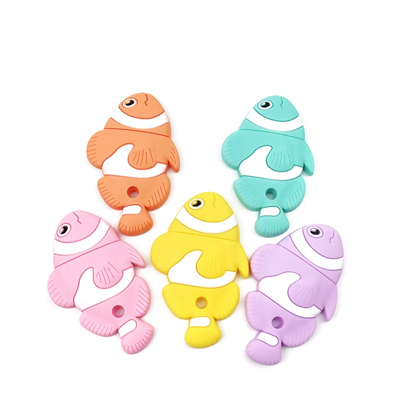 Silicone Teether Safety Colorful Fish Baby Kids Food Grade Silicone Soother Teether Teething Turtle Chewable Pacifier
Silicone Teether Safety Colorful Fish Baby Kids Food Grade Silicone Soother Teether Teething Turtle Chewable Pacifier