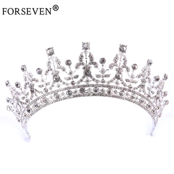 Hair Jewelry Silver Color Crystal Tiara Crown For Wedding Bride Hair Accessories Women Queen Crown Wedding Hair Jewelry
Hair Jewelry Silver Color Crystal Tiara Crown For Wedding Bride Hair Accessories Women Queen Crown Wedding Hair Jewelry
