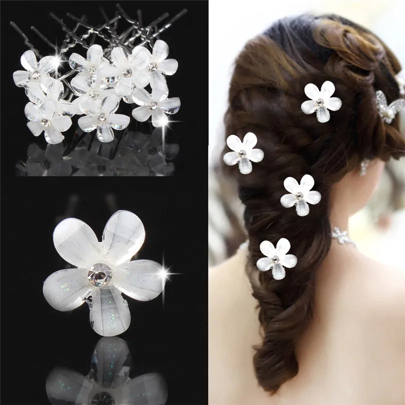 Haimeikang 5pc Bridal Wedding Crystal Flower Hairpin Hair Clips Hair Accessories Women Rhinestone Barrettes Hair Stick Headwear
Haimeikang 5pc Bridal Wedding Crystal Flower Hairpin Hair Clips Hair Accessories Women Rhinestone Barrettes Hair Stick Headwear