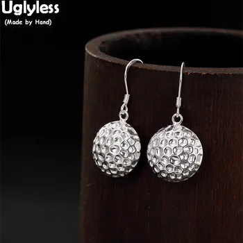 Uglyless Handmade Knocking Surface Flat Hollow Balls Earrings Women Simple Fashion Exotic Earrings Solid 925 Silver Fine Jewelry
Uglyless Handmade Knocking Surface Flat Hollow Balls Earrings Women Simple Fashion Exotic Earrings Solid 925 Silver Fine Jewelry