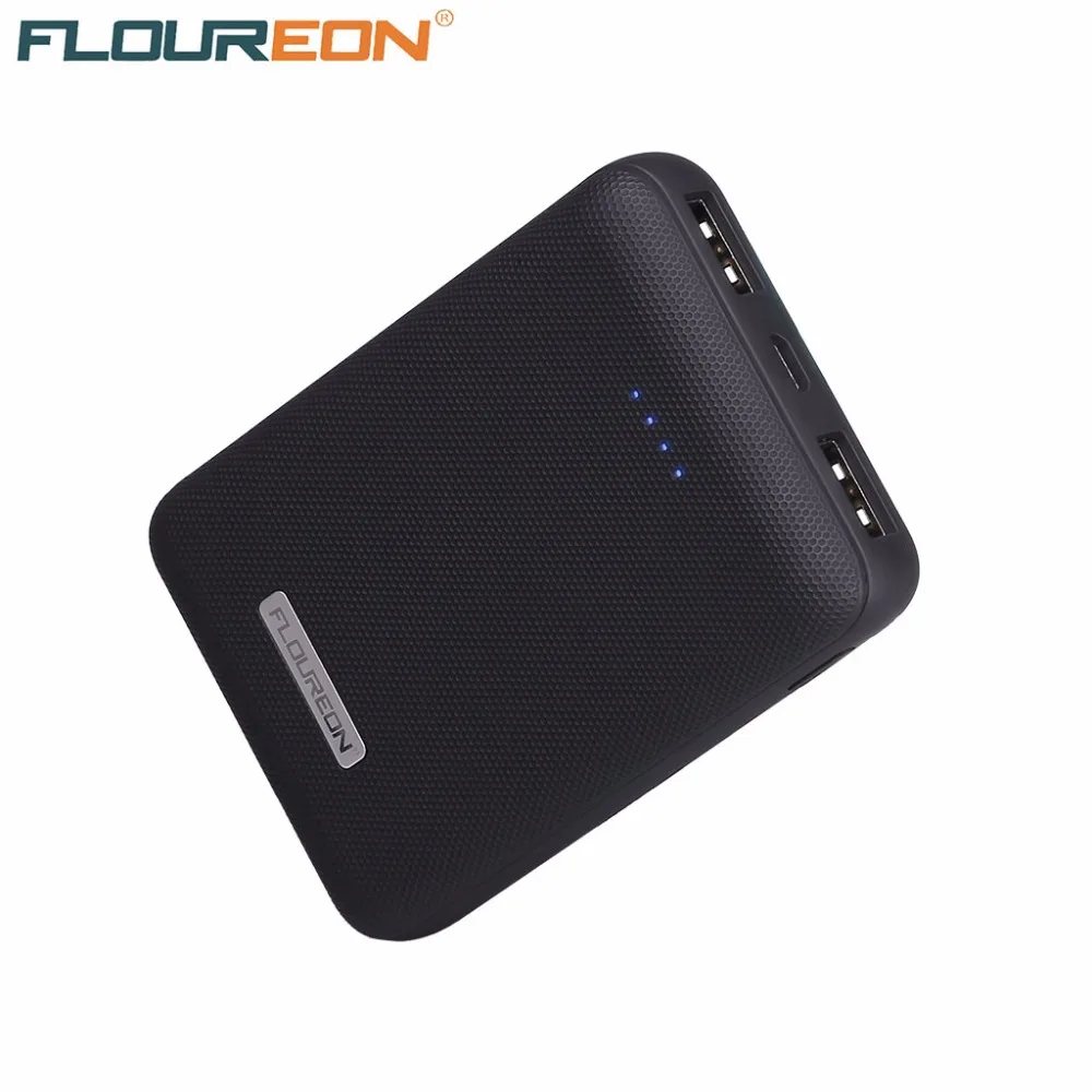 Floureon Power Bank 10000mAh Mini External Battery Charger Portable Charger Dual USB Powerbank for iphone X Samsung Xiaomi
Floureon Power Bank 10000mAh Mini External Battery Charger Portable Charger Dual USB Powerbank for iphone X Samsung Xiaomi