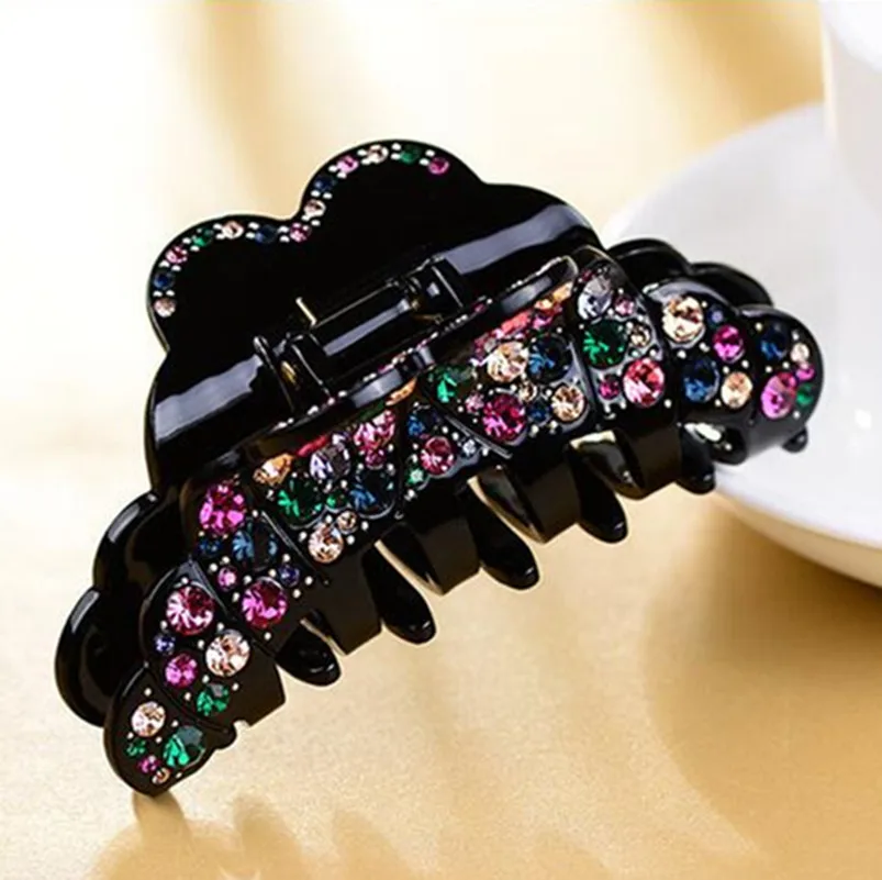 Fashion Hair Pins And Clips Rhinestone Hair Jaw Claws Barrette Crab Clamp Accessories Luxury hair clip Acrylic crab for women
Fashion Hair Pins And Clips Rhinestone Hair Jaw Claws Barrette Crab Clamp Accessories Luxury hair clip Acrylic crab for women