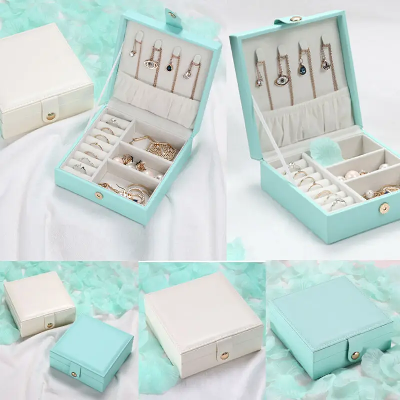 Women's PU leather jewelry box Storage box Ring box Display box Portable jewelry organizer for necklaces Jewelery Organizer
Women's PU leather jewelry box Storage box Ring box Display box Portable jewelry organizer for necklaces Jewelery Organizer
