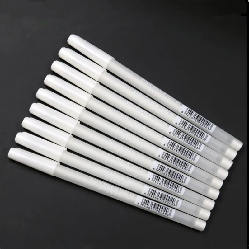 Fine Point White Gel Pen Set, 0.8mm Line Drawing Pen, 9Pcs Archival Ink Sketching Pens for Artists Drawing Illustration
Fine Point White Gel Pen Set, 0.8mm Line Drawing Pen, 9Pcs Archival Ink Sketching Pens for Artists Drawing Illustration