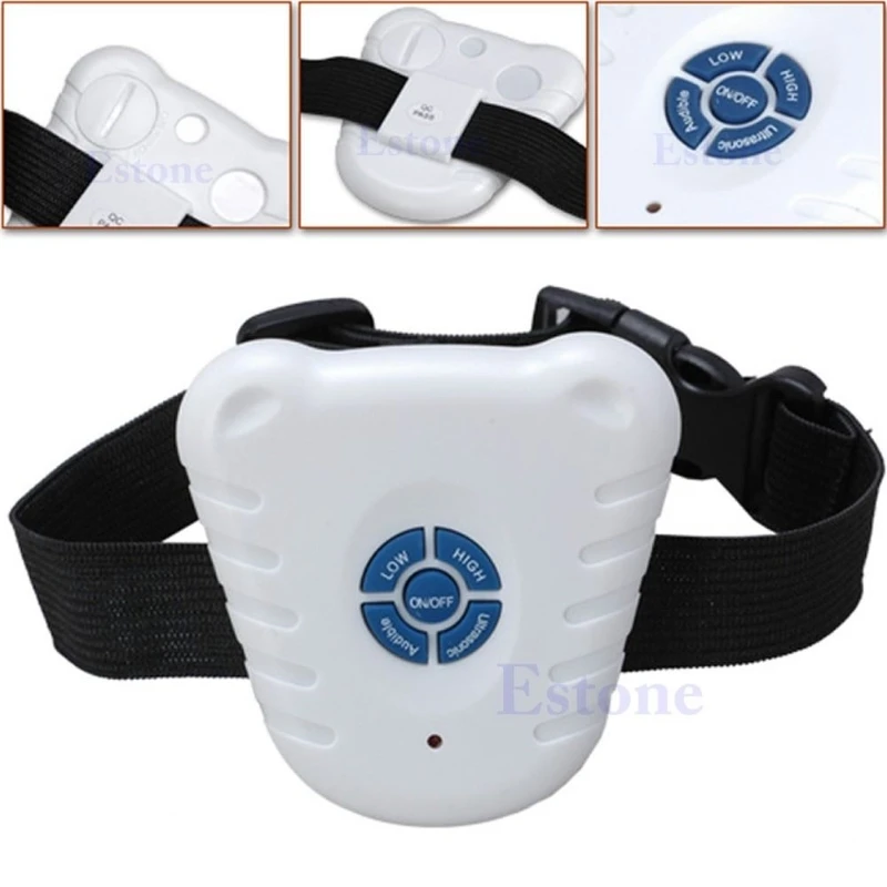 Ultrasonic Dog Pet Stop Barking Anti Bark Training Trainer Device Control Collar
Ultrasonic Dog Pet Stop Barking Anti Bark Training Trainer Device Control Collar