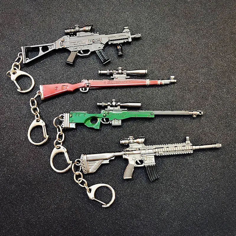 Hot Sale Diy 3D Gun Model Keychain Cosplay Souvenir FPS Chaveiro PUGE Games Brelok Gun Snipe Rifle Porte Clef Submachine Gun
Hot Sale Diy 3D Gun Model Keychain Cosplay Souvenir FPS Chaveiro PUGE Games Brelok Gun Snipe Rifle Porte Clef Submachine Gun