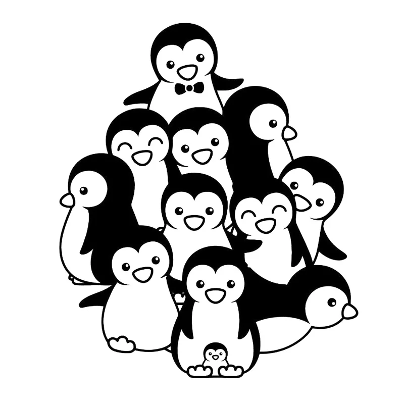 13.6cm*16.1cm Penguins Decor Car Sticker Motorcycle Vinyl Decal Black/Silver S3-5947
13.6cm*16.1cm Penguins Decor Car Sticker Motorcycle Vinyl Decal Black/Silver S3-5947