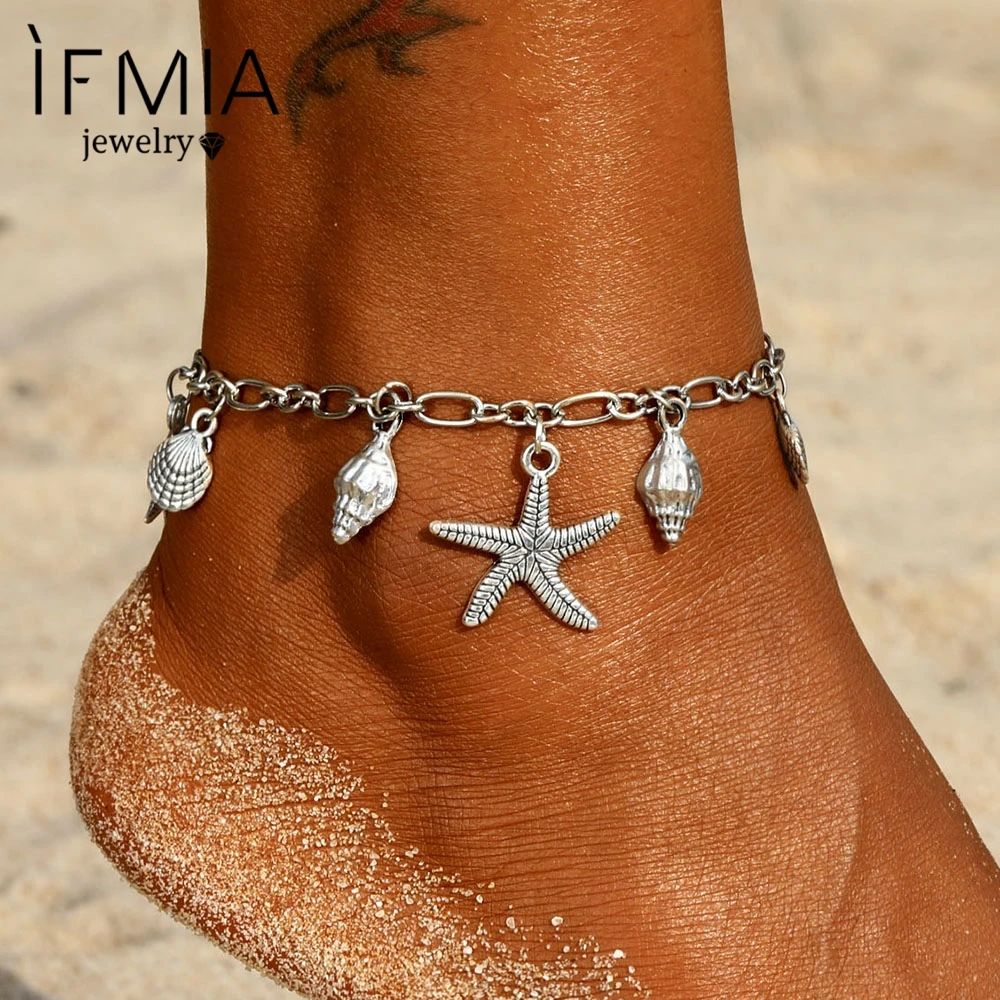 IFMIA Boho Wave turtle pendant anklets for women 2018 ankle bracelets on the leg foot bohemian ocean jewelry gift Wholesale
IFMIA Boho Wave turtle pendant anklets for women 2018 ankle bracelets on the leg foot bohemian ocean jewelry gift Wholesale