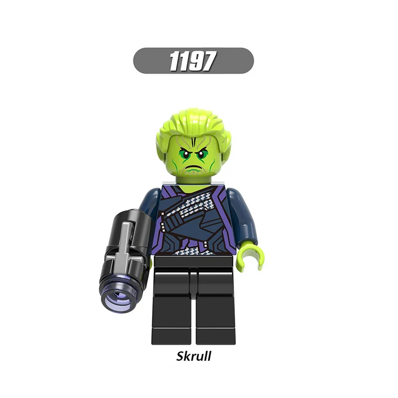 Single Sale LegoINGlys Super Heroes Avengers 4 Soliders War Fight Skrull Brick Building Blocks Minifigure Boys Toys Gifts X0250
Single Sale LegoINGlys Super Heroes Avengers 4 Soliders War Fight Skrull Brick Building Blocks Minifigure Boys Toys Gifts X0250