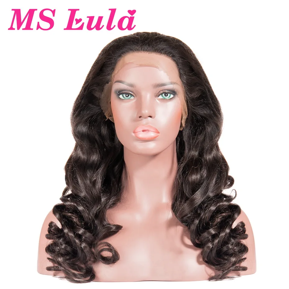 MS Lula 360 Lace Frontal Wig Pre Plucked With Baby Hair Brazilian Remy Hair Bouncy Curly Human Hair Wigs For Black Woman
MS Lula 360 Lace Frontal Wig Pre Plucked With Baby Hair Brazilian Remy Hair Bouncy Curly Human Hair Wigs For Black Woman