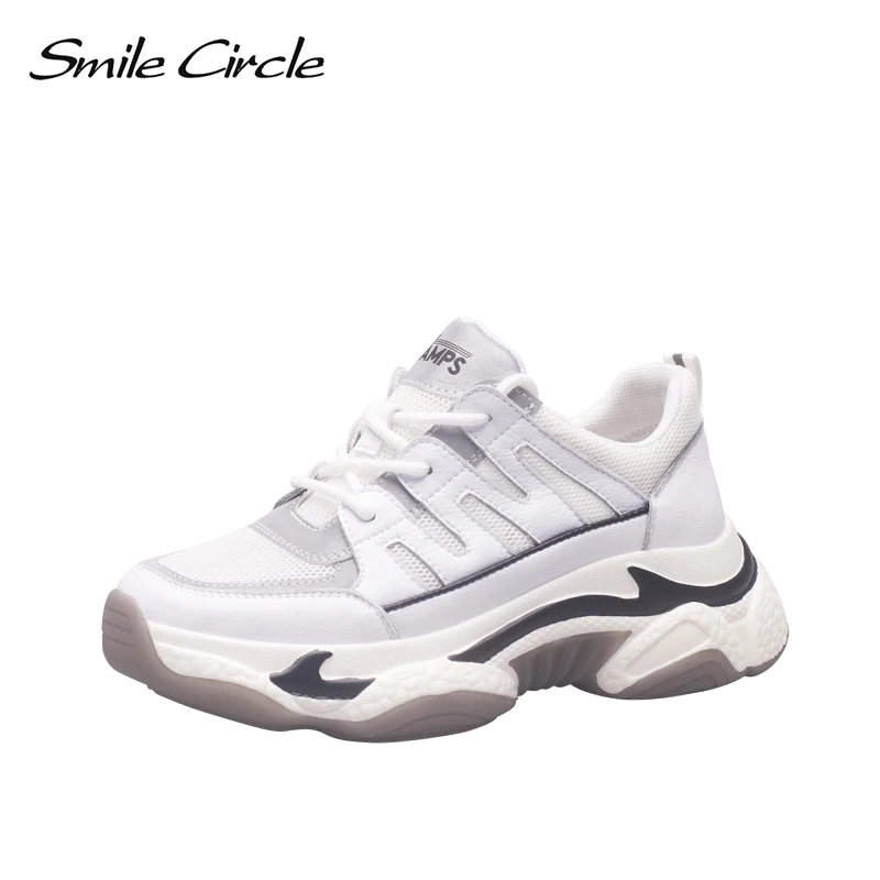 Smile Circle Women shoes Flat Platform Sneaker casual Lace-up Breathable Comfortable Thick bottom Ladies Sneaker
Smile Circle Women shoes Flat Platform Sneaker casual Lace-up Breathable Comfortable Thick bottom Ladies Sneaker