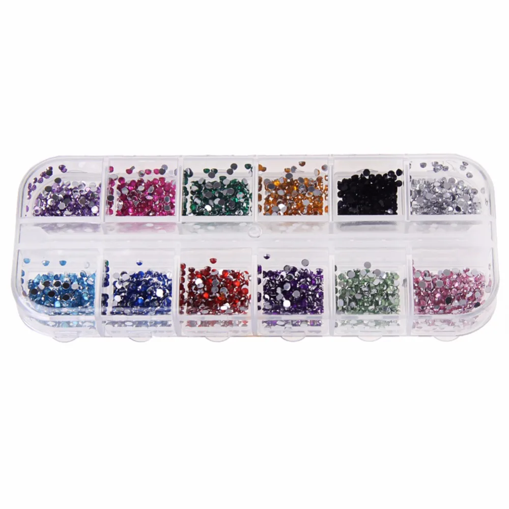 1 Box Nail Art Rhinestones Decorations 1.5mm Round Glitters 3D Crystal DIY Nail Design Decorations With Hard Case Multi Color
1 Box Nail Art Rhinestones Decorations 1.5mm Round Glitters 3D Crystal DIY Nail Design Decorations With Hard Case Multi Color