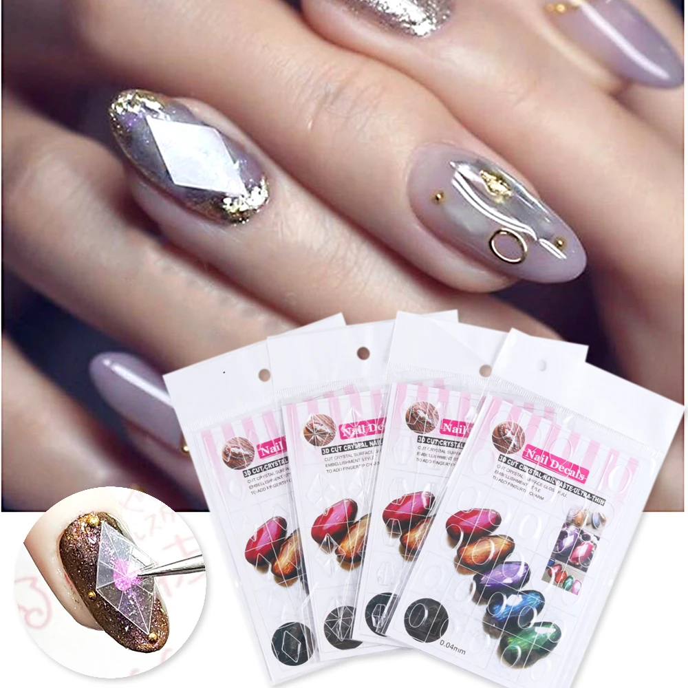 1pcs Transparent Acrylic Nail Stickers Rhombus Oval Gems Decals 3D Diamond Adhesive Slices Wraps Nail Decorations Manicure BE783
1pcs Transparent Acrylic Nail Stickers Rhombus Oval Gems Decals 3D Diamond Adhesive Slices Wraps Nail Decorations Manicure BE783
