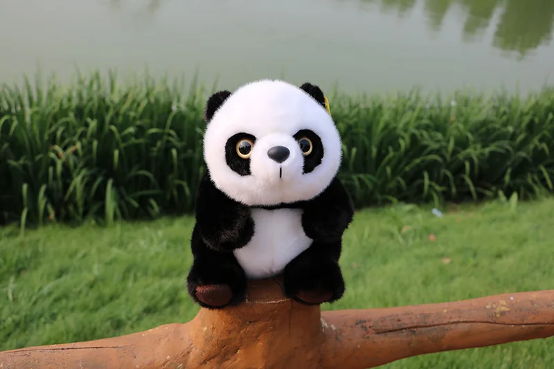 Высококачественные товары милая плюшевая игрушка панда около 25 см Китайская