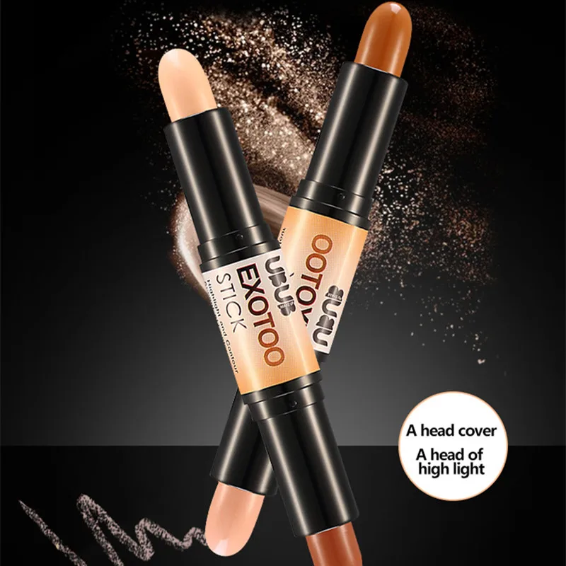 Explosive fashion goddess double head three-dimensional repair capacity stick high light V face makeup four-color concealer
Explosive fashion goddess double head three-dimensional repair capacity stick high light V face makeup four-color concealer