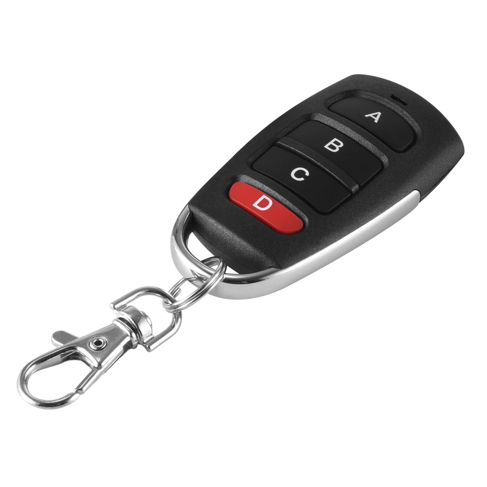 Wireless Remote Control Transmitter ABCD 4-Button EV1527 Chip Black Color RF TX Big Button Remote For Remote Switch
Wireless Remote Control Transmitter ABCD 4-Button EV1527 Chip Black Color RF TX Big Button Remote For Remote Switch