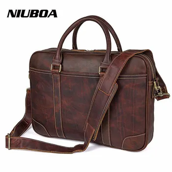 Men Leather Briefcases 100% Natural Genuine Leather Laptop Handbag Top Quality Vintage Laptop Briefcase Shoulder Bags
Men Leather Briefcases 100% Natural Genuine Leather Laptop Handbag Top Quality Vintage Laptop Briefcase Shoulder Bags